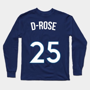 Derrick Rose 'D Rose' Nickname Jersey - Minnesota Timberwolves Long Sleeve T-Shirt
